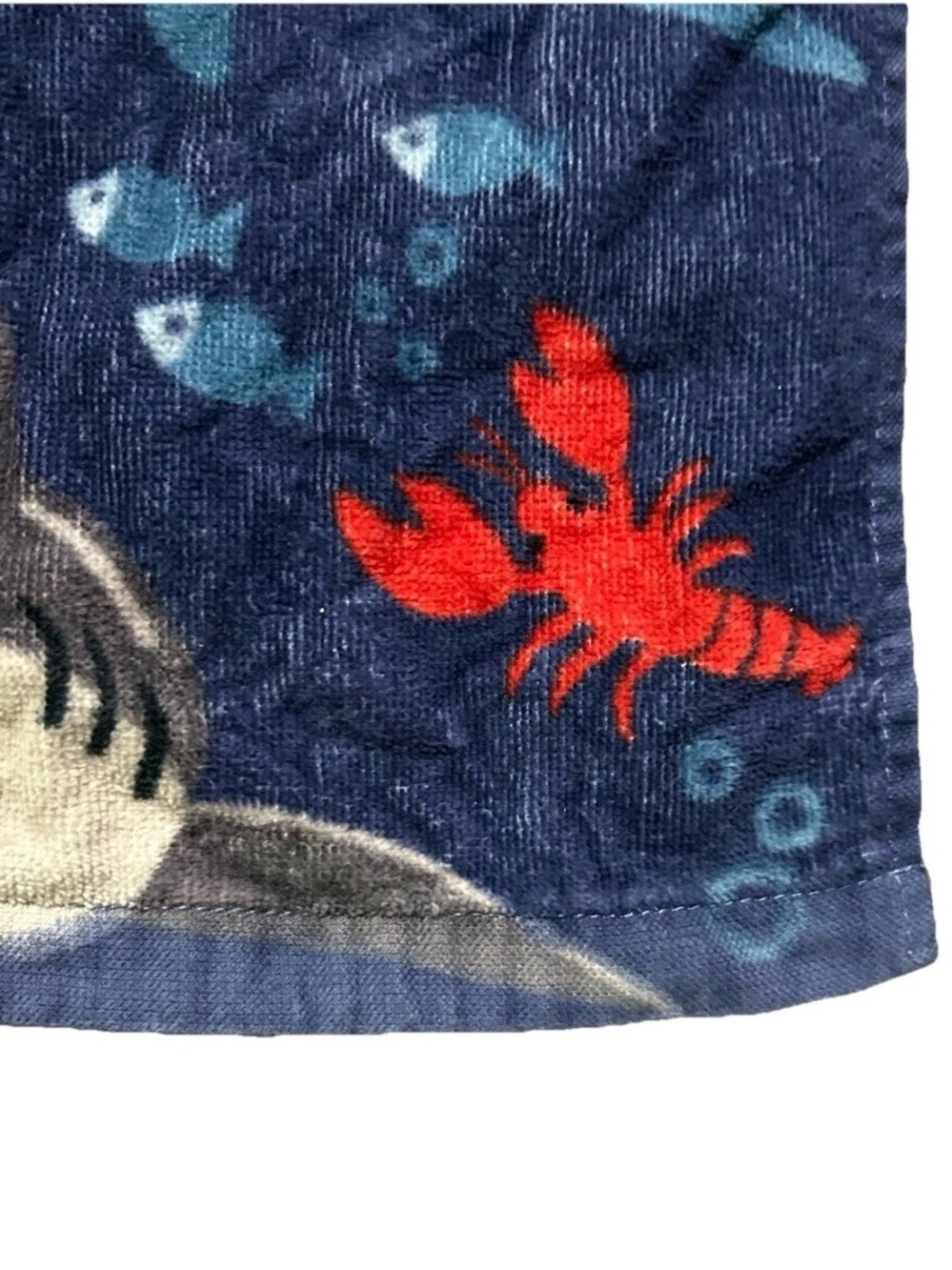 Toddler Shark Hooded Towel Summer Beach Swimming Size 2T/ 3T - Picture 2 of 3